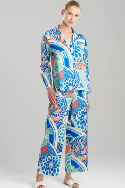 Medallion Notch Button Front PJ