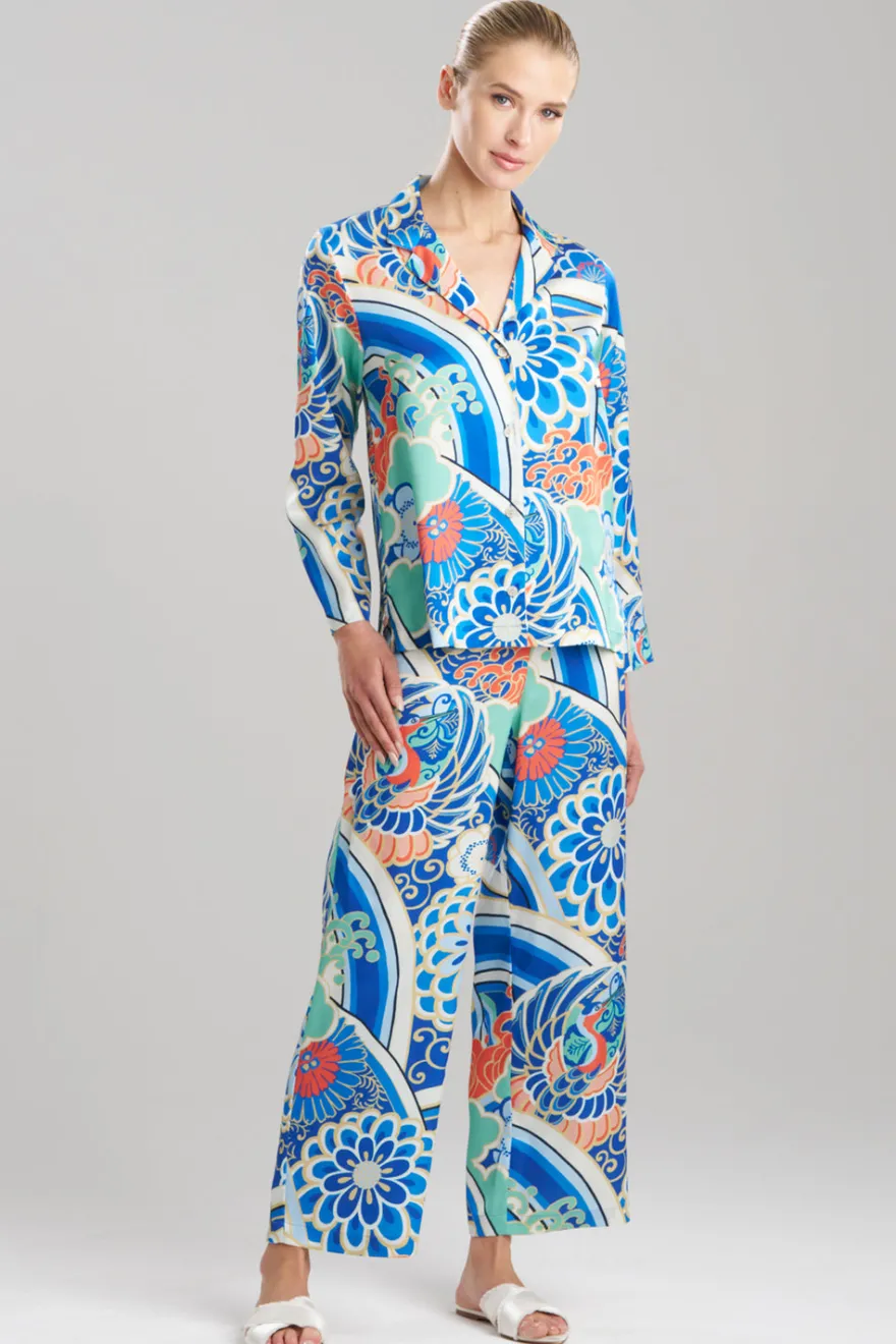 Medallion Notch Button Front PJ