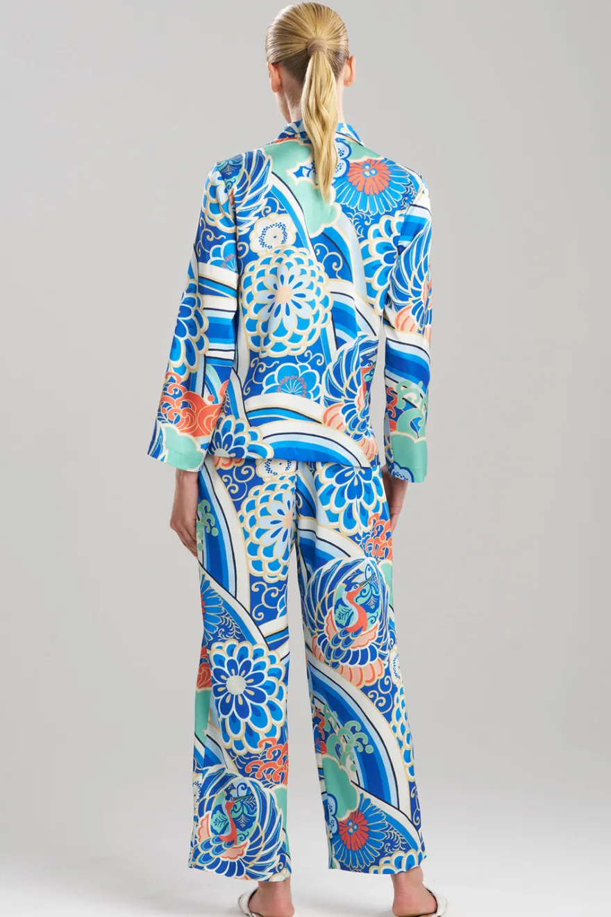 Medallion Notch Button Front PJ