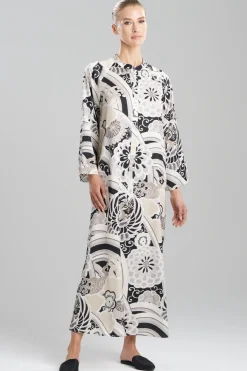 Medallion Zip Caftan