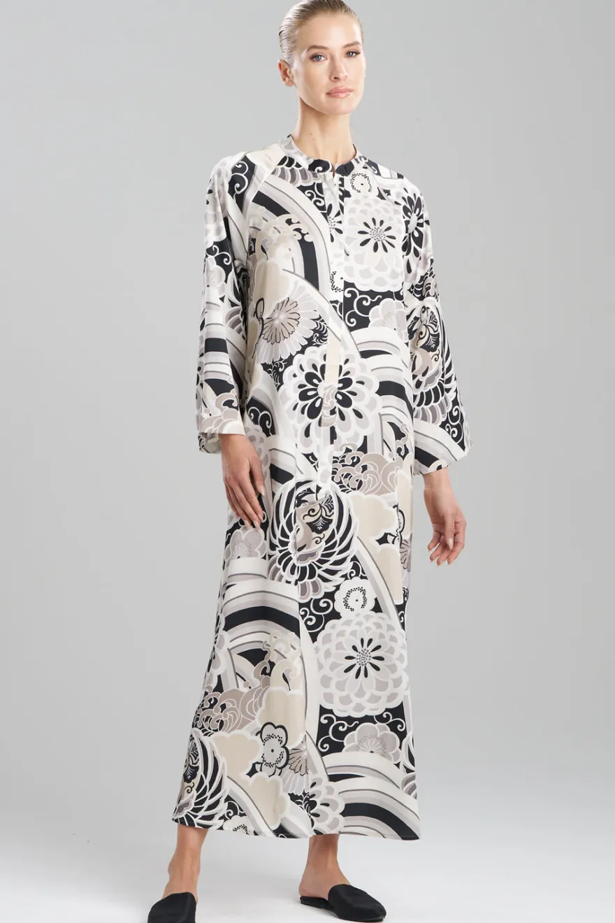 Medallion Zip Caftan