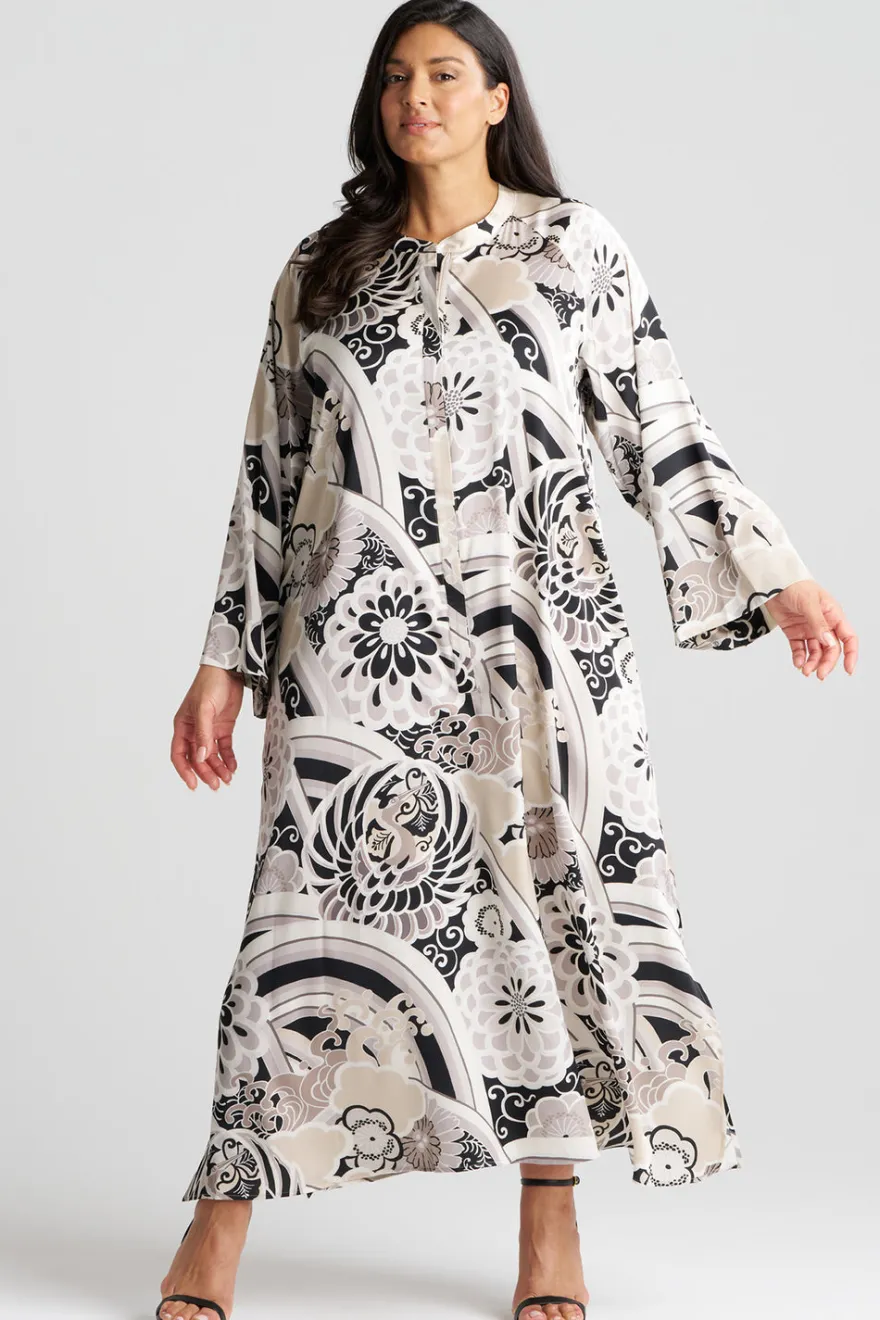 Medallion Zip Caftan