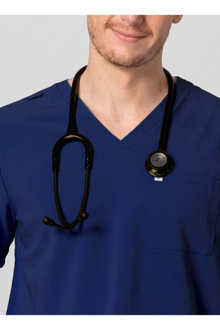 Men's 2-Pocket V-Neck Scrub Top