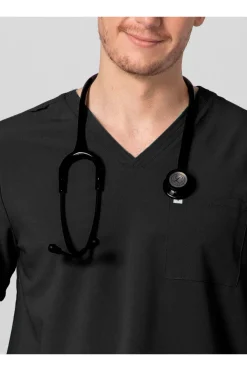 Men's 2-Pocket V-Neck Scrub Top