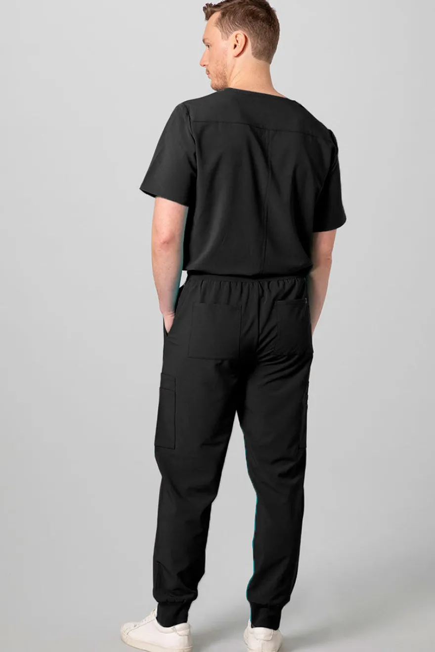 Men's 2-Pocket V-Neck Scrub Top