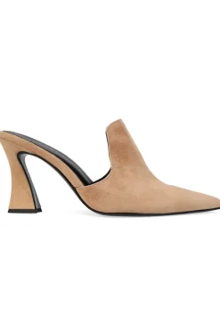 Minh Suede Heel Mule