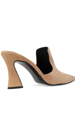 Minh Suede Heel Mule