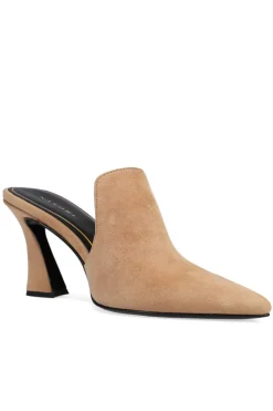 Minh Suede Heel Mule