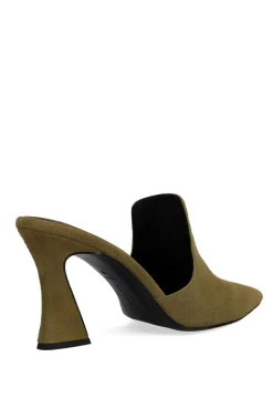 Minh Suede Heel Mule