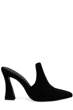 Minh Suede Heel Mule