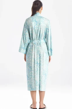 Misty Leopard Cozy Knit Robe