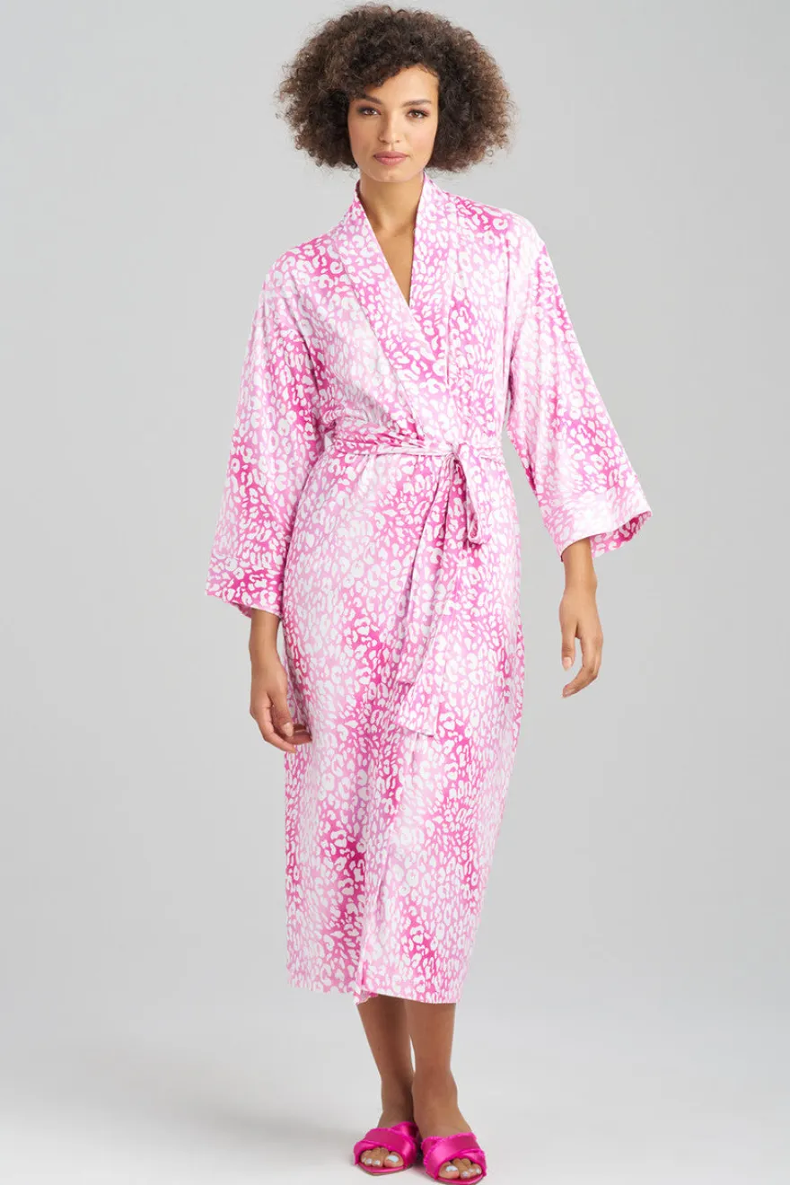 Misty Leopard Cozy Knit Robe