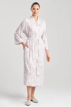 Misty Leopard Cozy Knit Robe