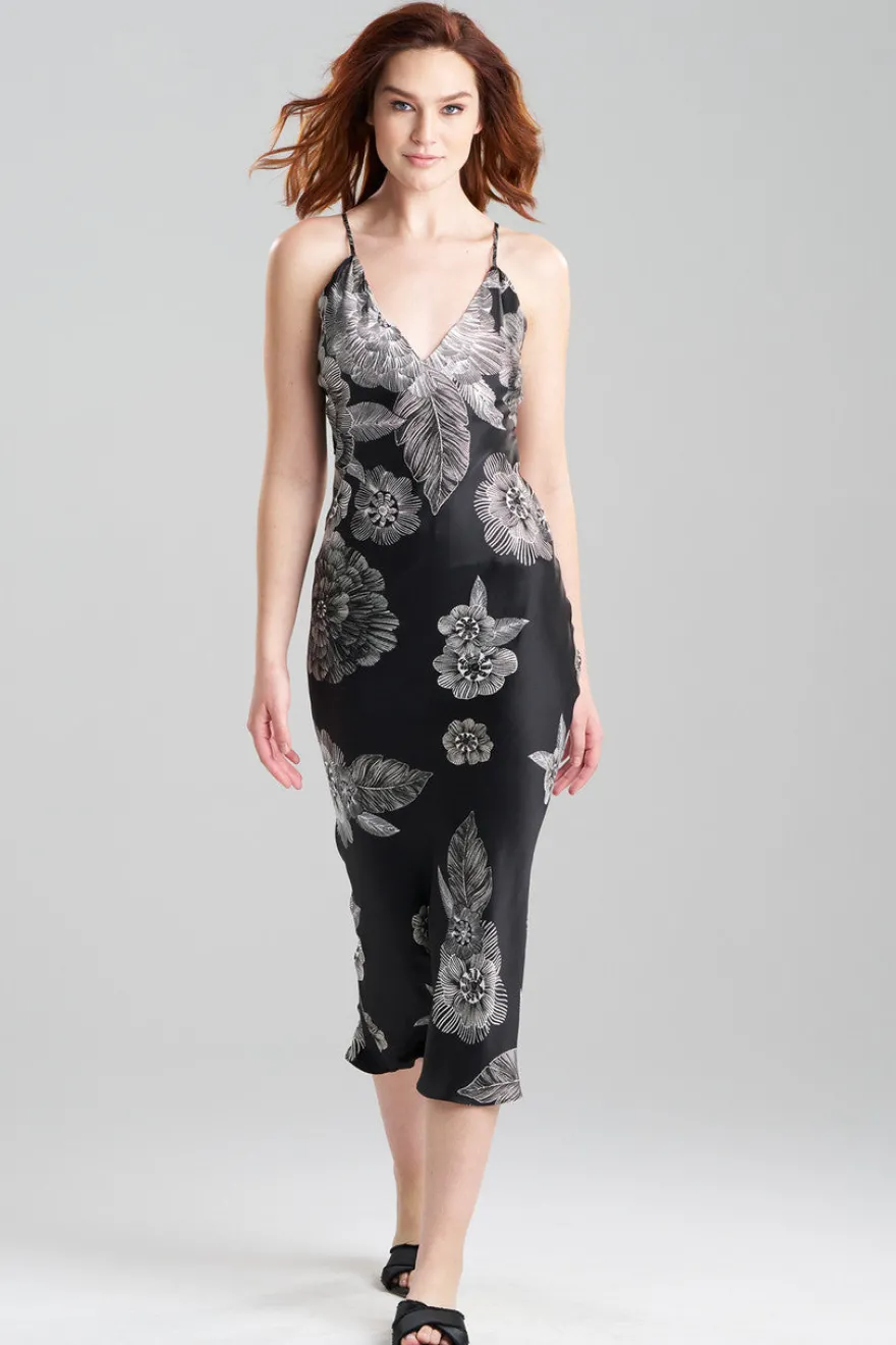 Miyoshi Open Back Silk Slip