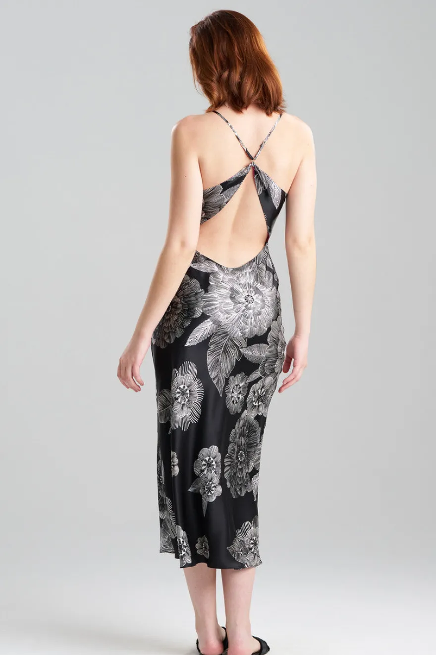 Miyoshi Open Back Silk Slip