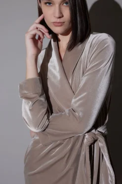 Natalie Velvet Robe