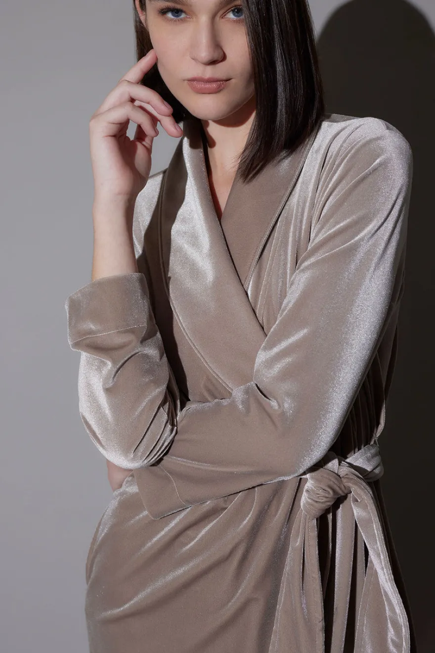 Natalie Velvet Robe