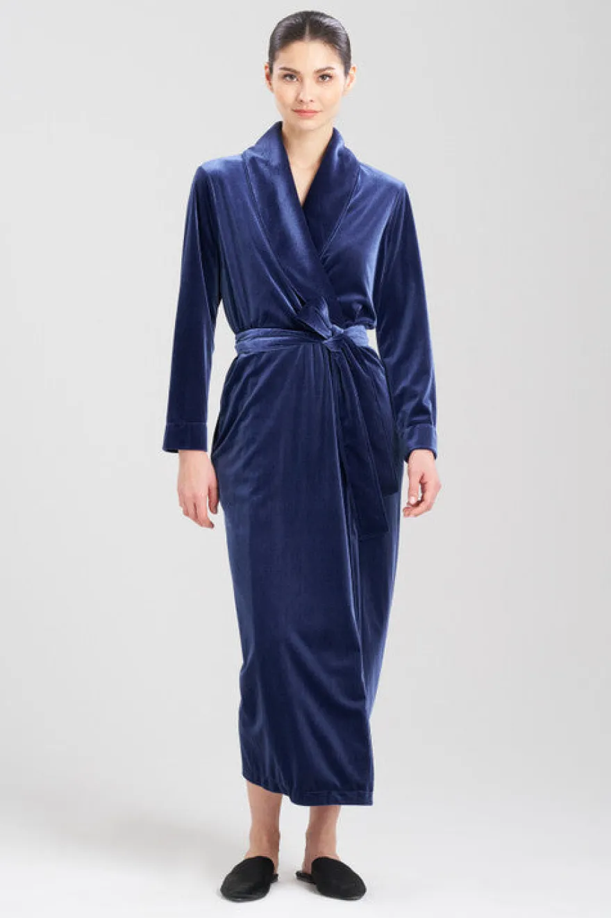 Natalie Velvet Robe