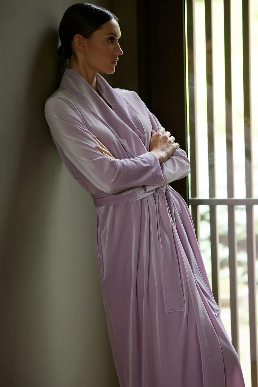 Natalie Velvet Robe