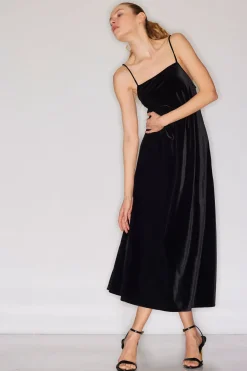 Natalie Velvet Slip Dress