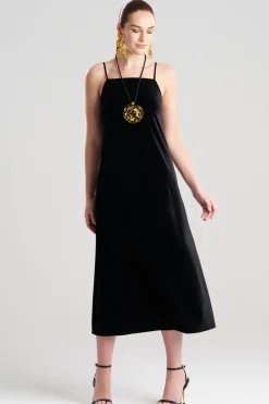 Natalie Velvet Slip Dress