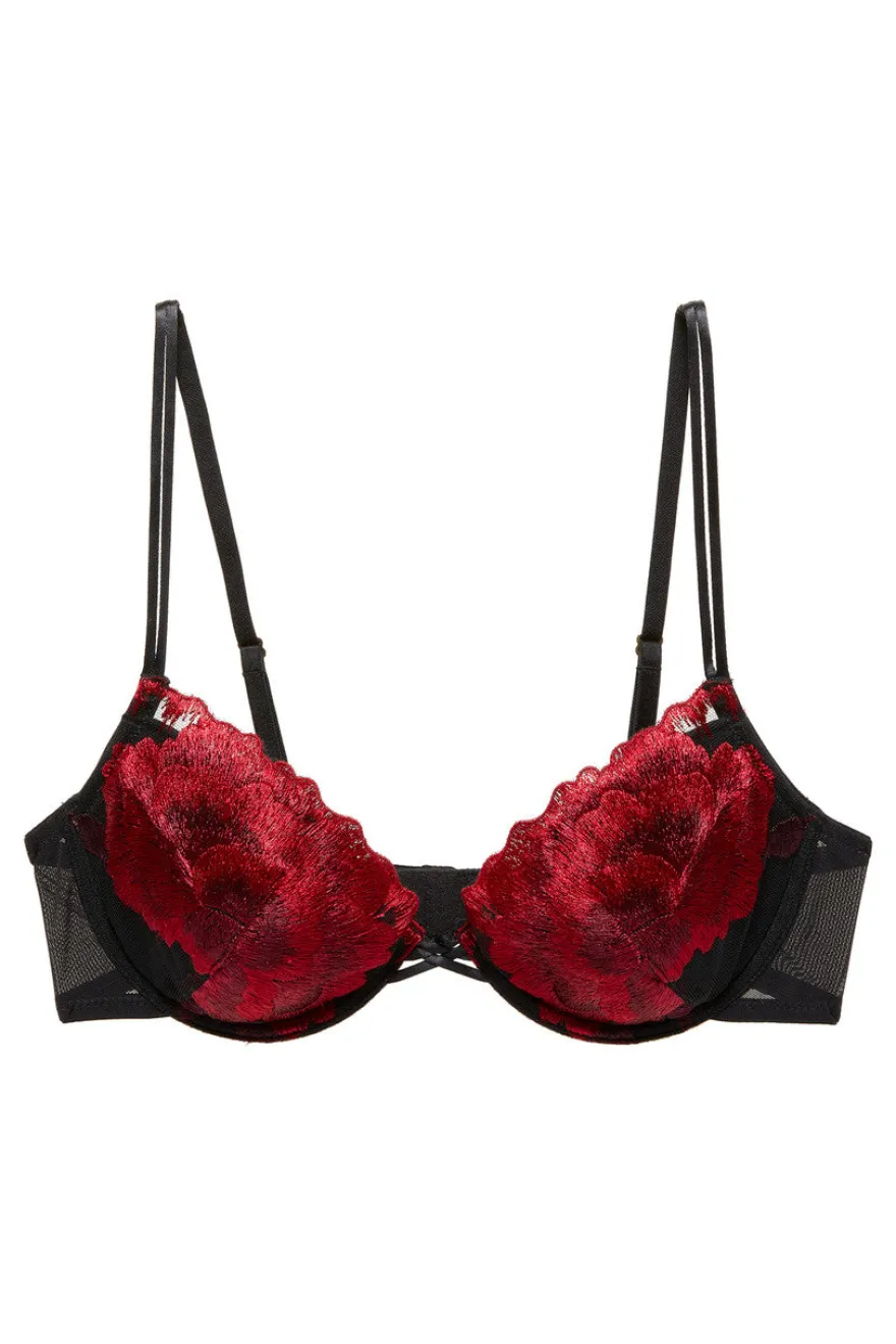 Natorious Embroidered Contour Underwire Bra