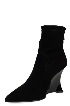 Neko Suede Wedge Ankle Boot