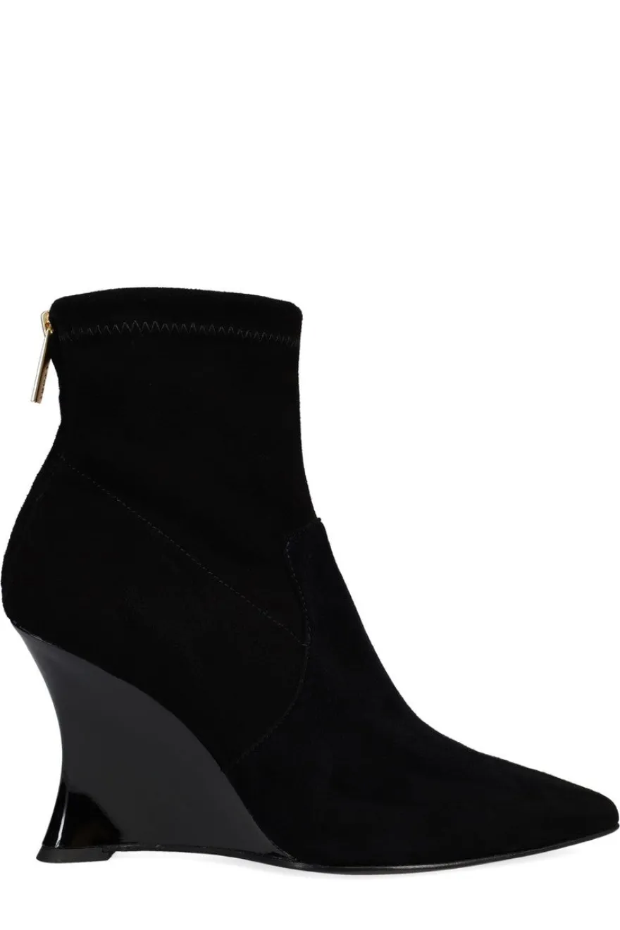 Neko Suede Wedge Ankle Boot