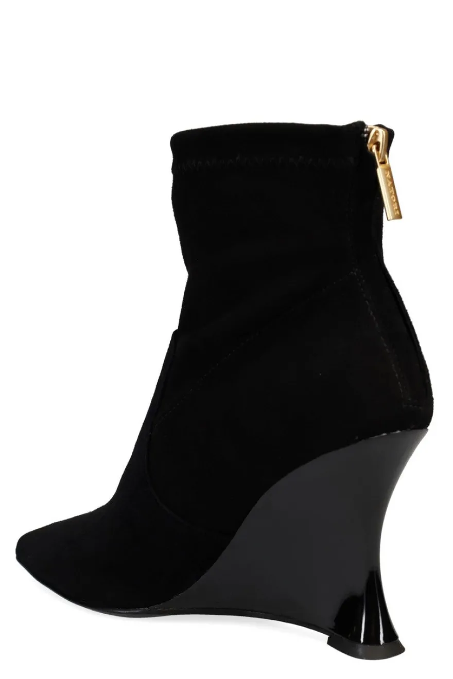Neko Suede Wedge Ankle Boot
