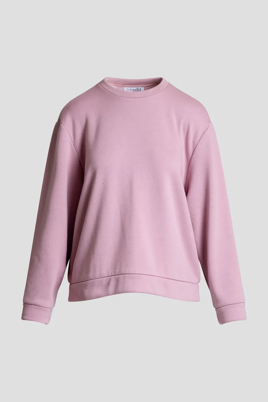 Nova Cozy Brushed Knit Everywhere Crew Neck Top