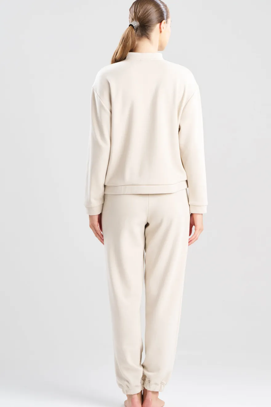 Nova Cozy Brushed Knit Everywhere Zip Up Top