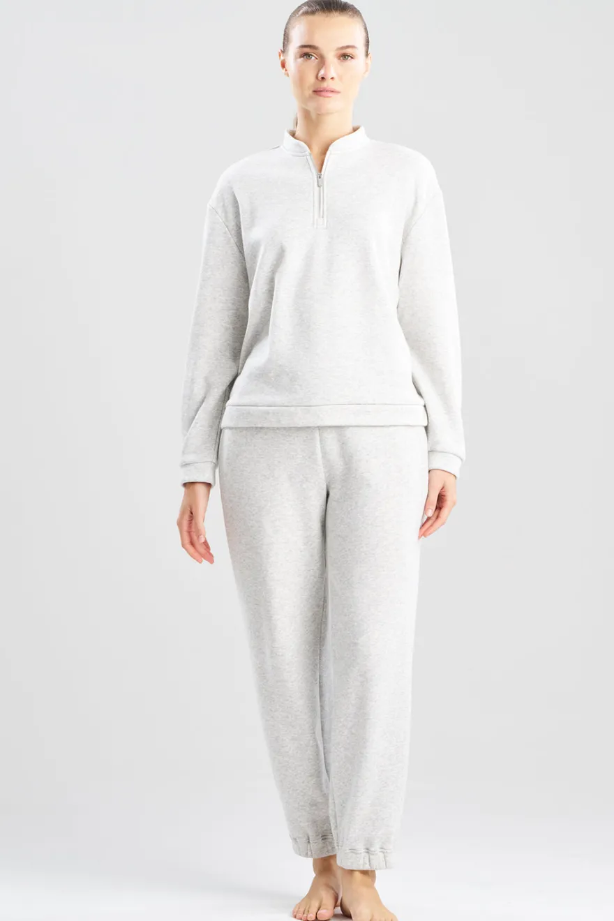 Nova Cozy Brushed Knit Everywhere Zip Up Top