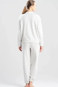 Nova Cozy Brushed Knit Everywhere Zip Up Top