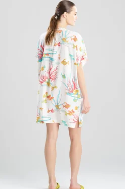 Ocean's Embrace Printed Challis Sleepshirt