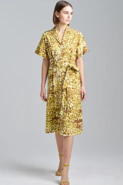 Ombre Animale Shirtdress