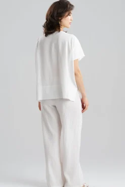 Onsen Cotton Wedge Top