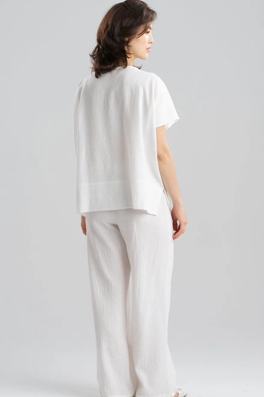 Onsen Cotton Wedge Top
