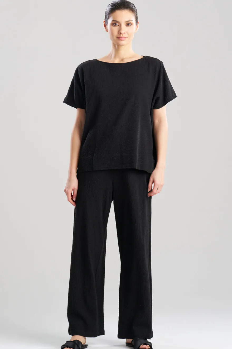 Onsen Cotton Wedge Top