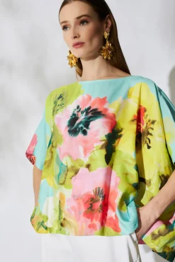 Ophelia Linen Caftan Top