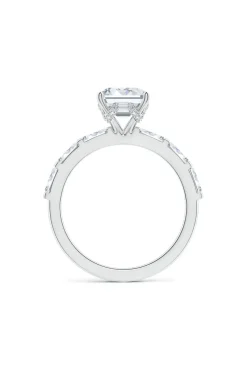 Orient Express Lab-Grown 14K Gold & Emerald Cut Diamond Solitaire Ring