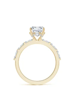 Orient Express Lab-Grown 14K Gold & Cushion Diamond Solitaire Ring