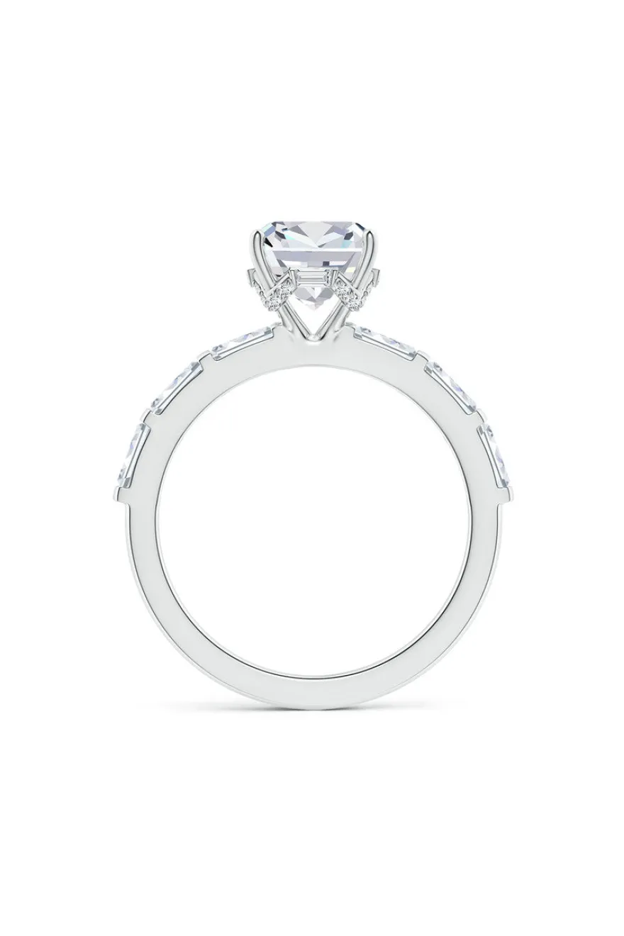 Orient Express Lab-Grown 14K Gold & Cushion Diamond Solitaire Ring