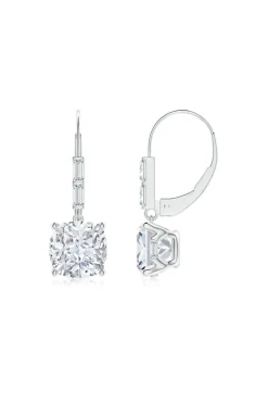 Orient Express Lab-Grown 14K Gold Cushion Diamond Earrings