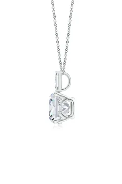Orient Express Lab-Grown 14K Gold & Cushion Diamond Pendant Necklace