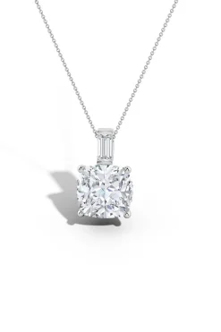 Orient Express Lab-Grown 14K Gold & Cushion Diamond Pendant Necklace
