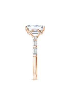 Orient Express Lab-Grown 14K Gold & Emerald Cut Diamond Solitaire Ring