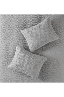 Origami 3 Piece Grey Comforter Mini Set