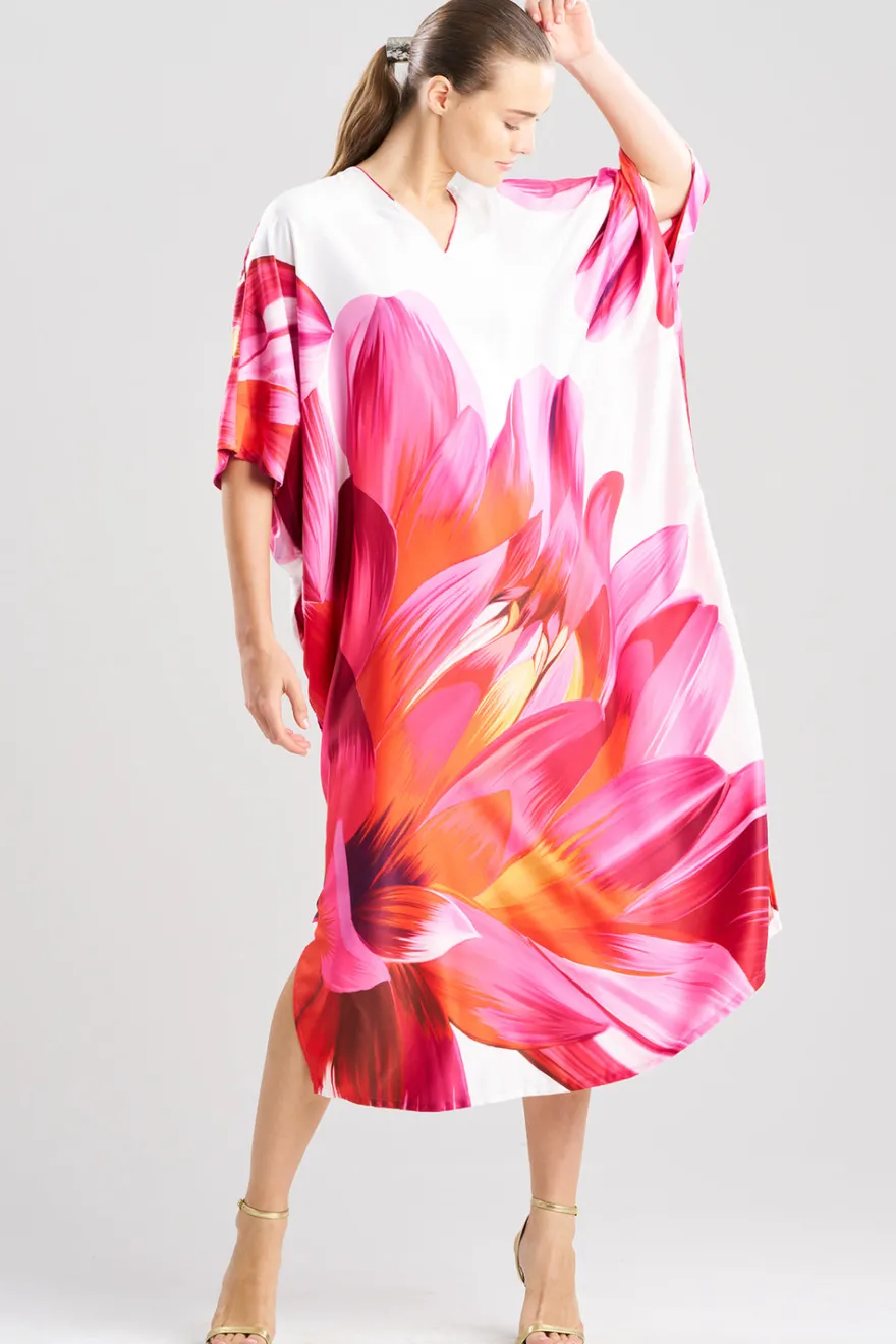 Palau Printed Charmeuse Caftan