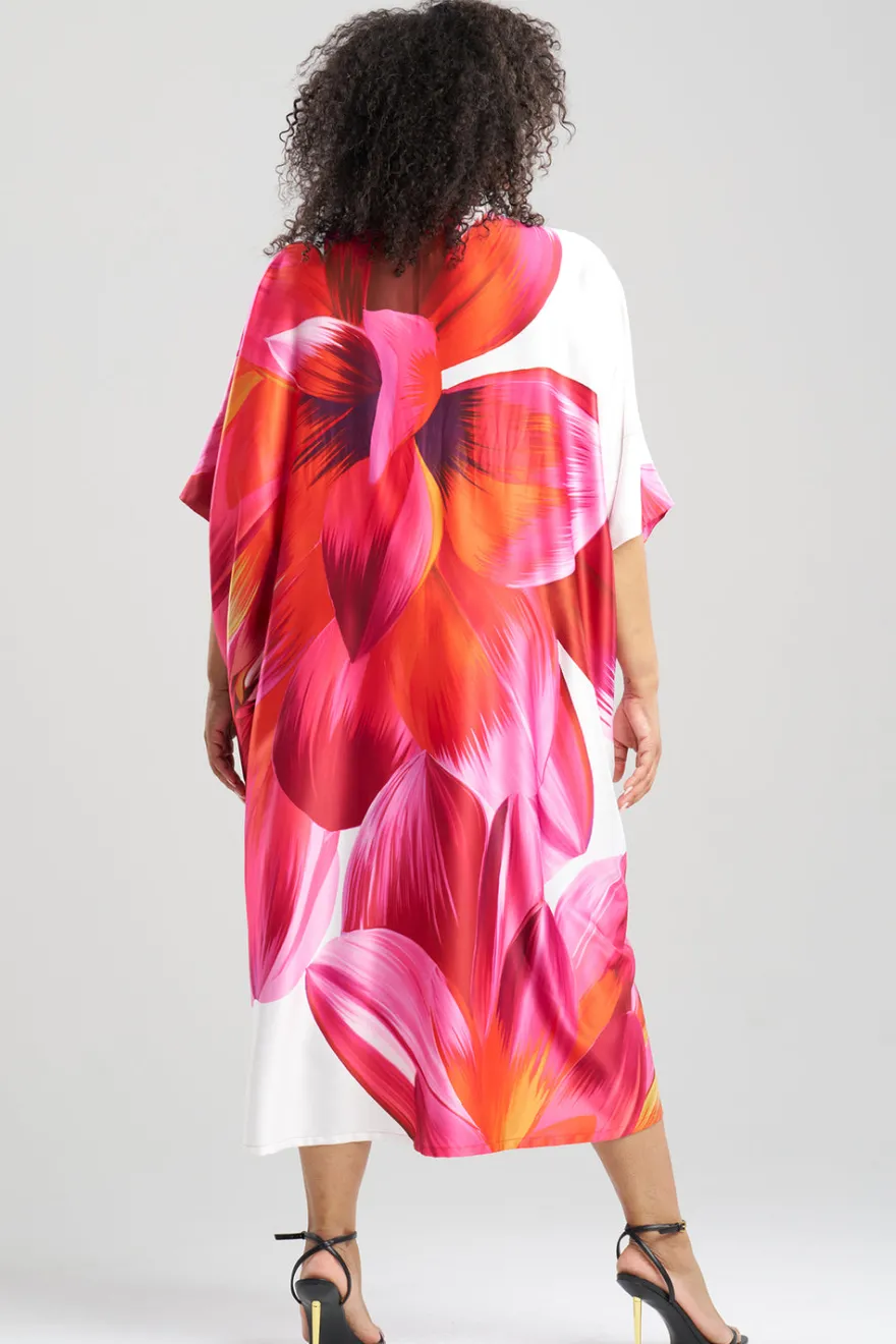 Palau Printed Charmeuse Caftan