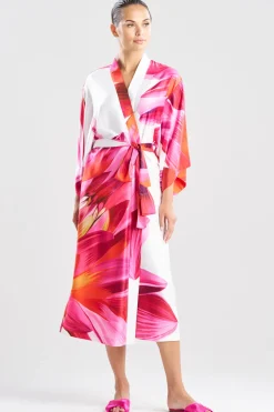 Palau Printed Charmeuse Robe